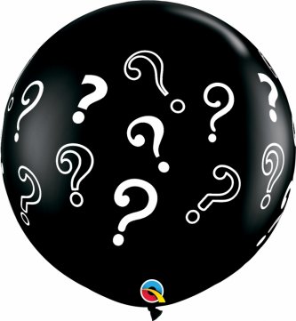 Fragezeichen 90 cm Ballon