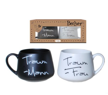 Becher-Set Traummann - Traumfrau