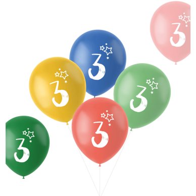 Ballons zum 3.Geburtstag