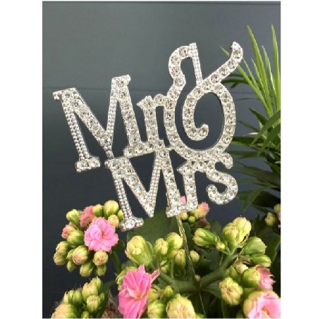 Hochzeit Stecker mit Glitzersteinen