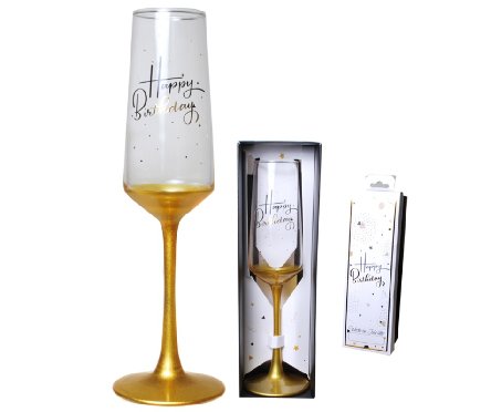 Sektglas Happy Birthday