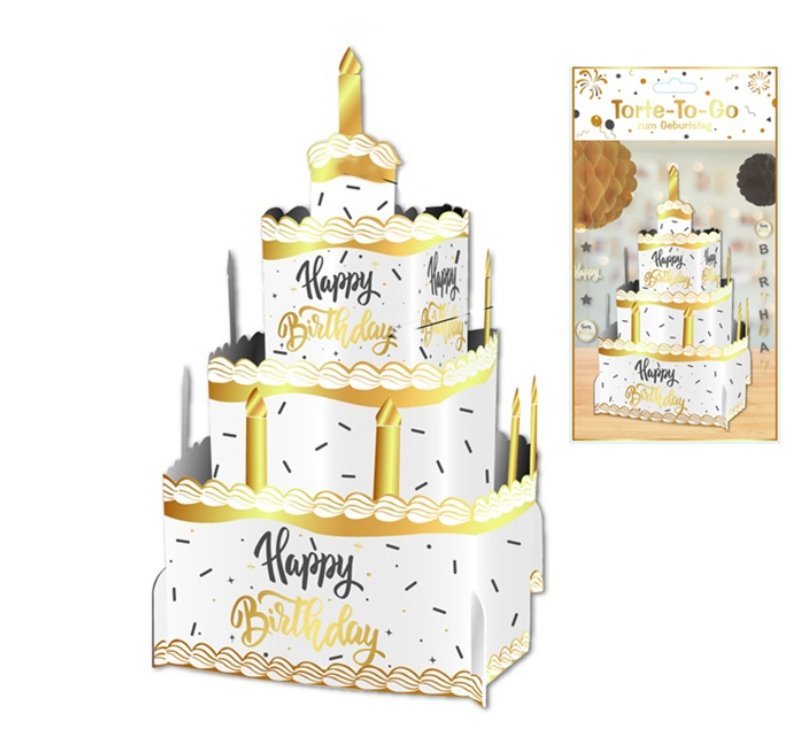 Geburtstag Torte-To-Go Happy Birthday