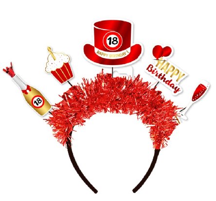 Haarreifen zum 18.Geburtstag Haarreifen zum 18.Geburtstag