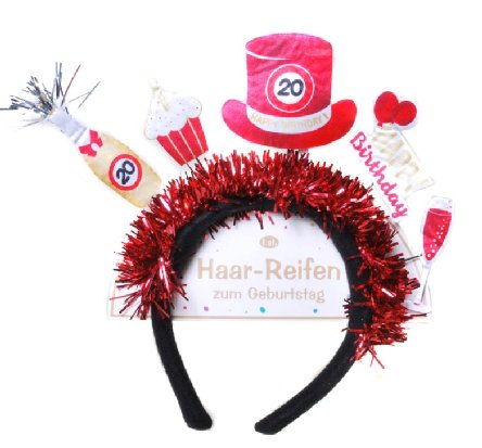 Haarreifen zum 20.Geburtstag Haarreifen zum 20.Geburtstag