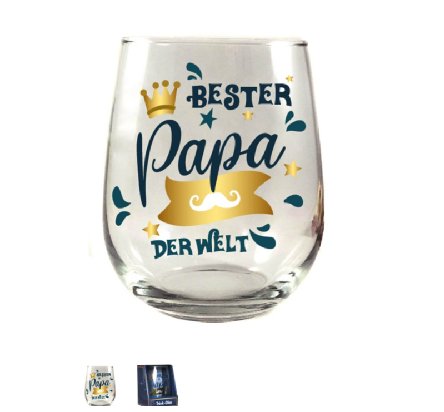 Trinkglas Papa im Geschenkkarton Trinkglas Papa im Geschenkkarton