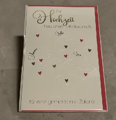 Hochzeit Glückwunschkarte Hochzeit Glückwunschkarte