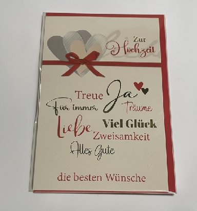 Hochzeit Glückwunschkarte Hochzeit Glückwunschkarte