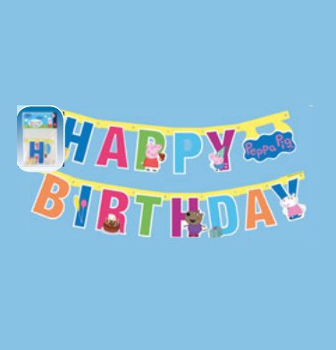 Happy Birthday Girlande - Peppa Pig