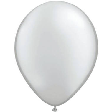 Graufarbene Ballons 13 cm - 100 Stück