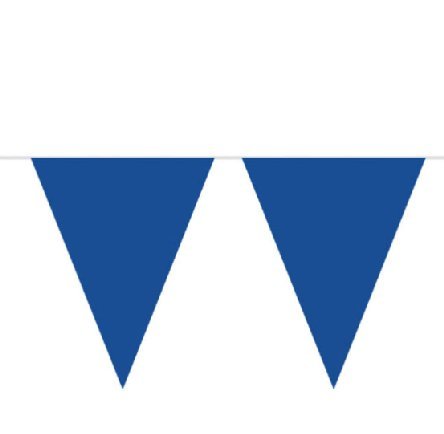 Wimpelkette Blau, 10m Wimpelkette Blau, 10m