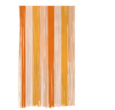 Party-Vorhang - Boho Orange 2 x 1m