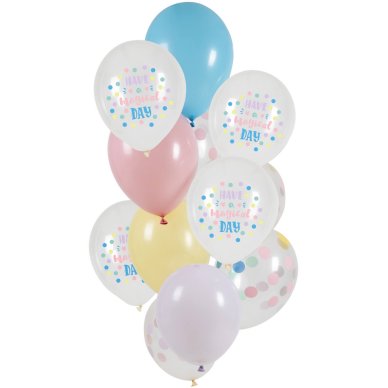 Luftballons Magic Pastell, 12 Stück