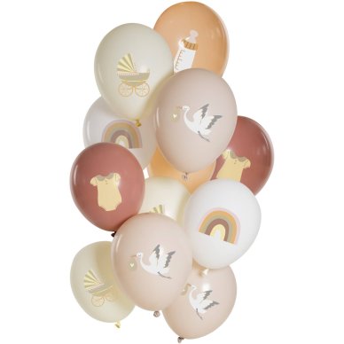 Luftballons Sweet Baby, 12 Stück