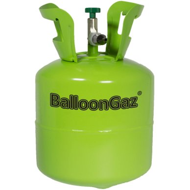 Heliumflasche mit 20 Luftballons