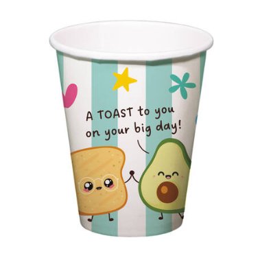 Trinkbecher Kawaii Party, 8 Stück