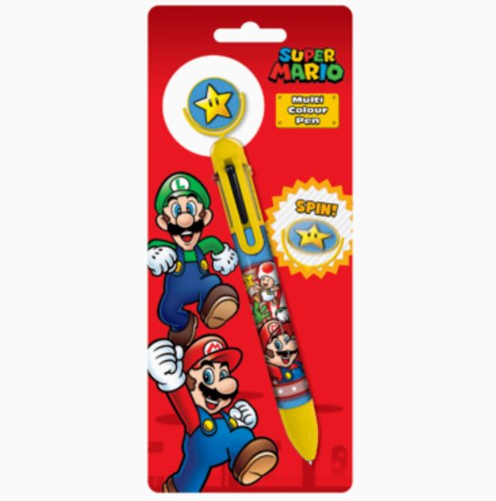 Super Mario Kugelschreiber, mehrfarbig