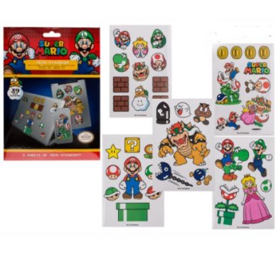 Sticker Set, Super Mario (Mushroom Kingdom)