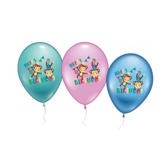 Ballons Monkey/ Affen Birthday