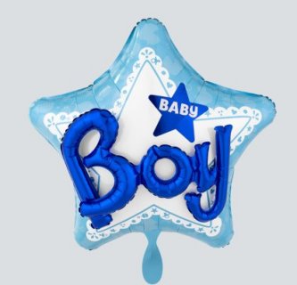Ballon Baby Boy 3 D, 91 cm