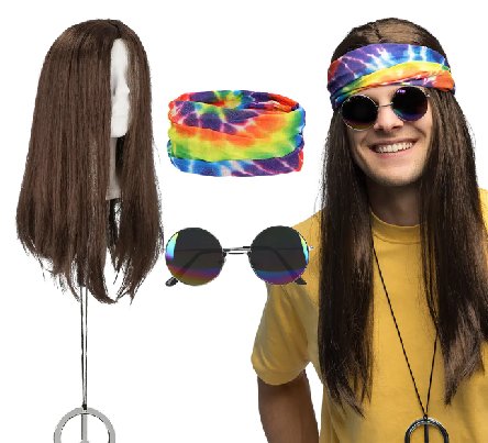 Verkleidungsset Hippie