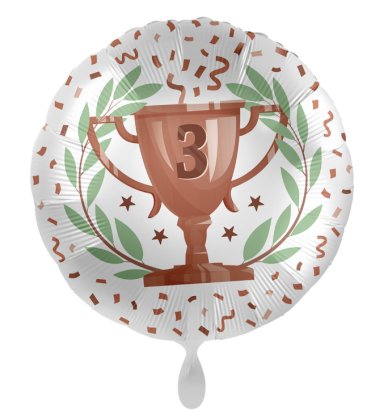 Folienballon Gewinner Cup - Bronze