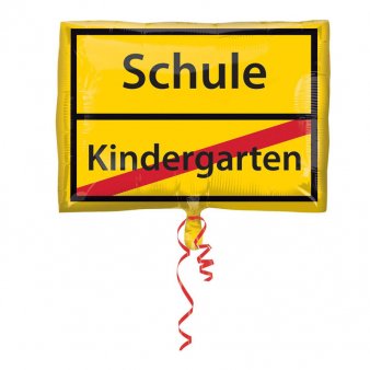 Folienballon - Schule - Kindergarten