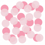 Konfetti Punkte für Ballon Explosionen, rosa