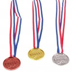 Medaillen - 3 Stück - gold, silber, bronze