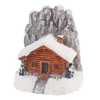 Berghütte, 4 cm, winterlich