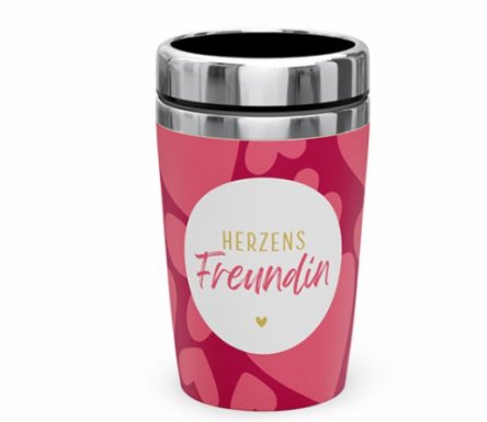 Thermo to go Kaffeebecher Freundin