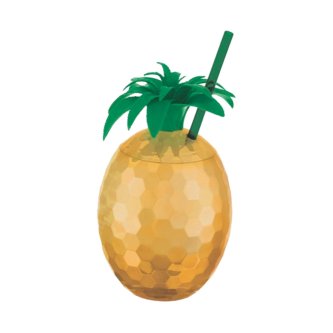 Ananas Cocktail Becher Im Shop