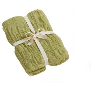 Tischläufer Hochzeit, kiwi aus Musselin