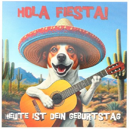 3D Musikkarte Geburtstag