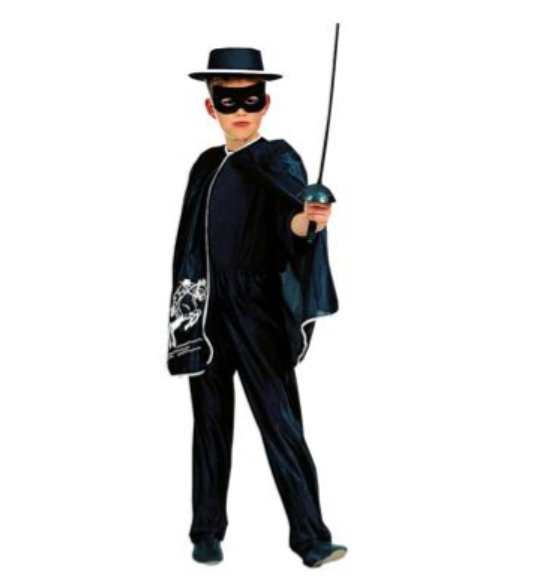Kinder Kostüm Zorro, Gr.116