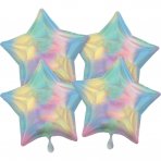 Multi-Pack Iridescent Rainbow Pastell, 4 Stück