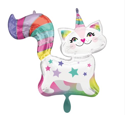 Folienballon Caticorn (Einhorn Katze)