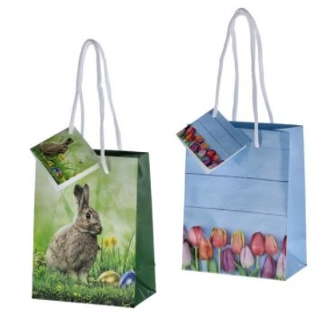Geschenktüte Ostern, 11 x 14 x 6 cm Geschenktüte Ostern, 11 x 14 x 6 cm