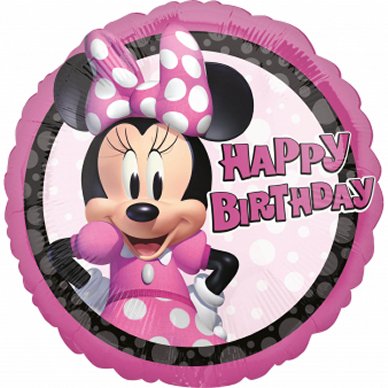Happy Birthday Minnie Ballon