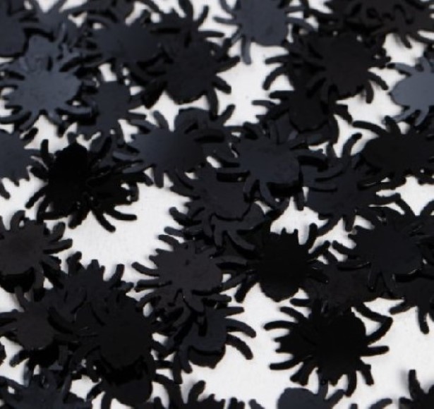 Spinnen Konfetti, schwarz -14g