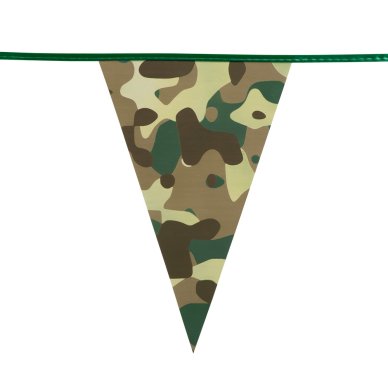 Wimpelkette Camouflage Militär