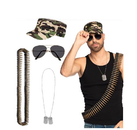 Verkleidungsset Soldat