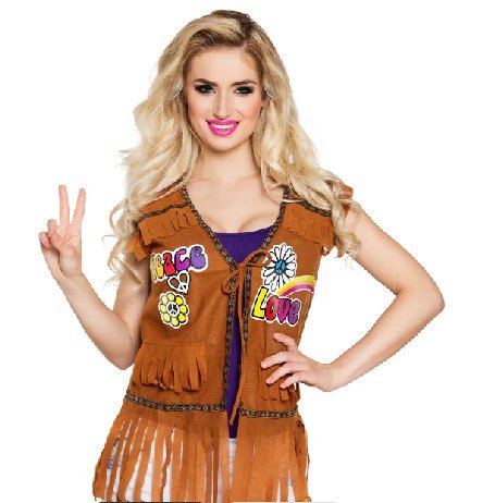 Hippie Weste Peace (XL)