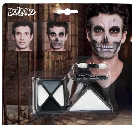 Schminkset Totenkopf Schminkset Totenkopf
