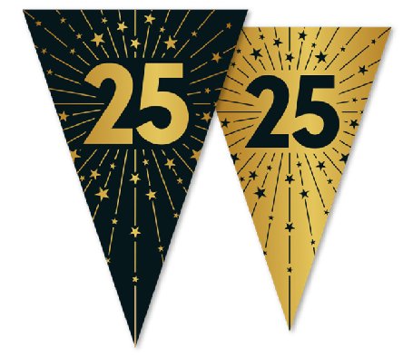 Wimpelkette zum 25.Geburtstag/Jubiläum