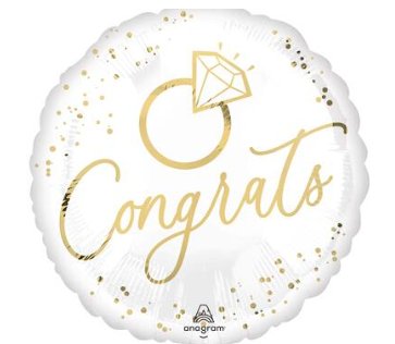 Folienballon Hochzeit Congrats Folienballon Hochzeit Congrats