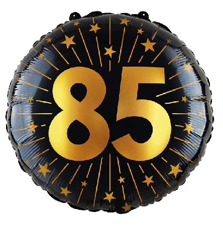 Folienballon Zahl 85
