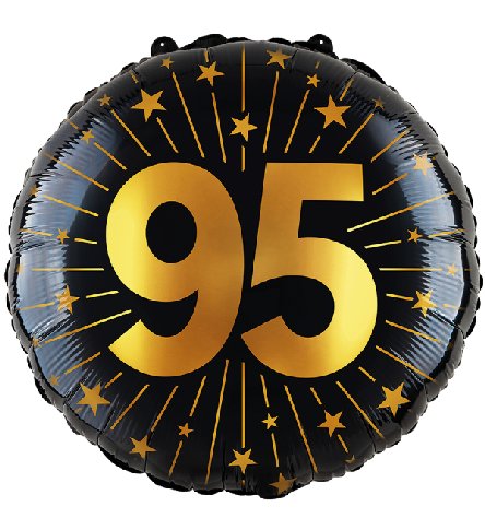 Folienballon Zahl 95