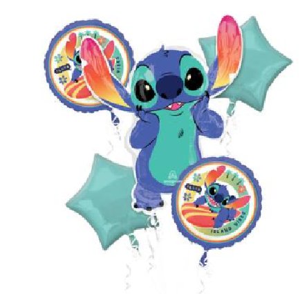 Stitch Ballon Bouquet, 5 tlg. Stitch Ballon Bouquet, 5 tlg.