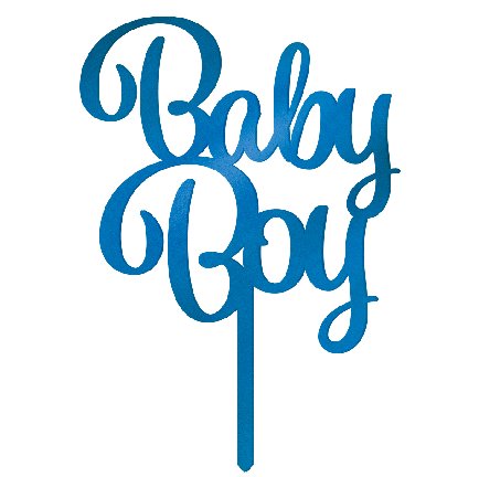 Kuchendekoration aus Acryl û Baby Boy