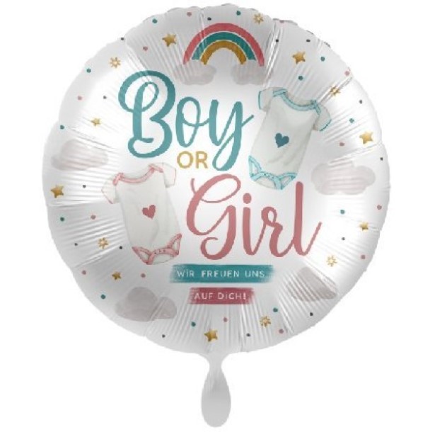 Folienballon Boy or Girl Folienballon Boy or Girl